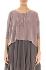 Load image into Gallery viewer, GRIZAS - RAW FRINGE LINEN TOPPER
