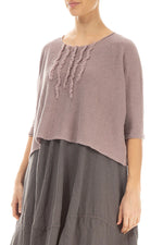 Load image into Gallery viewer, GRIZAS - RAW FRINGE LINEN TOPPER
