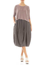 Load image into Gallery viewer, GRIZAS - RAW FRINGE LINEN TOPPER
