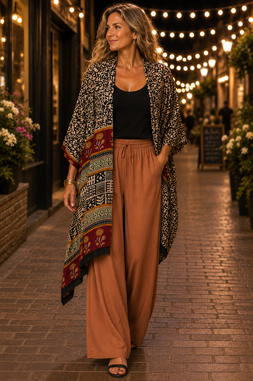 Rome sunflower silk cardigan