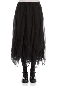 GRIZAS - RUCHED CHIFFON SKIRT