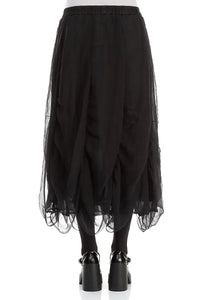 GRIZAS - RUCHED CHIFFON SKIRT