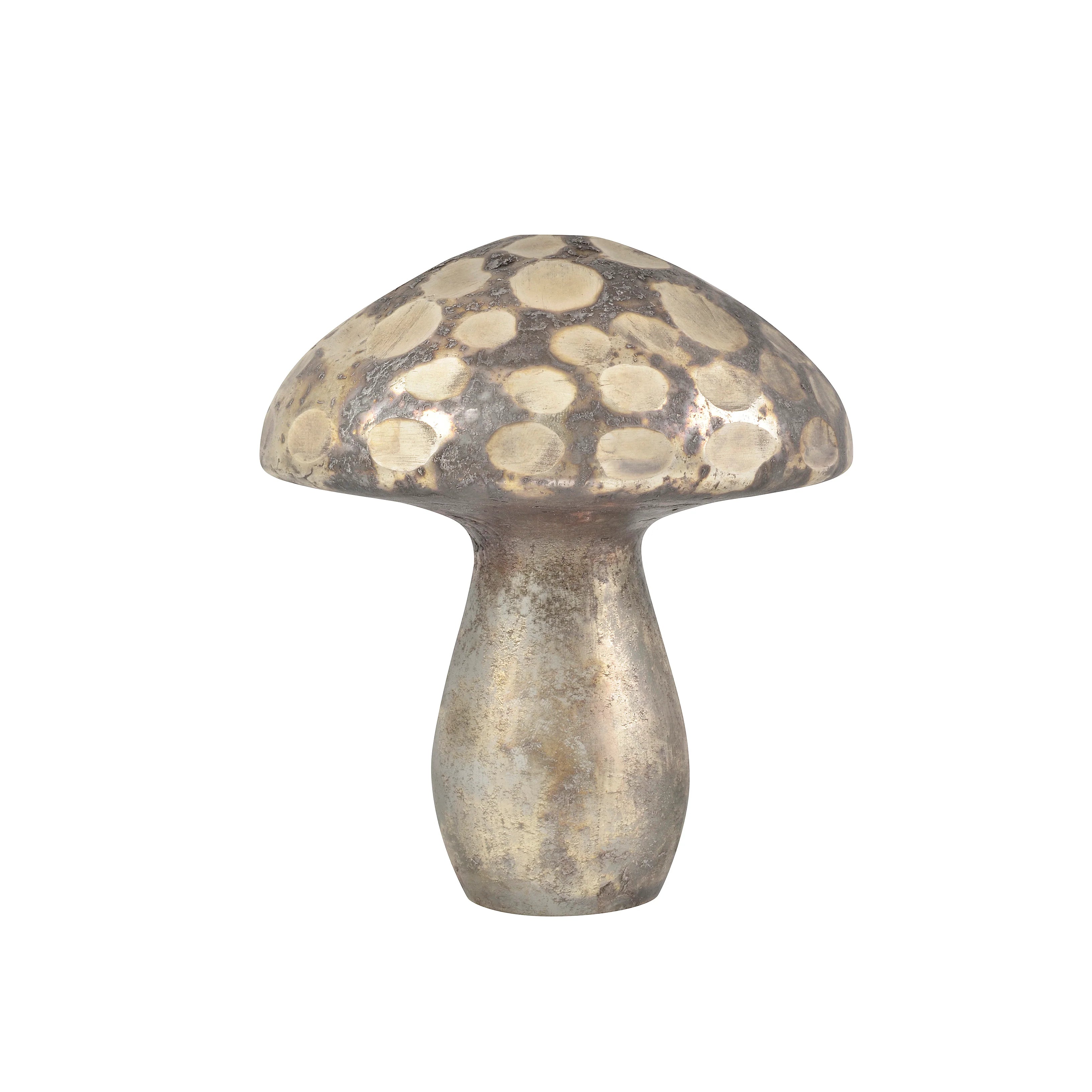 RL - ALORA SILVER MUSHROOM DECORATION