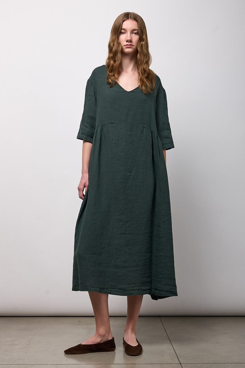 Linen 3/4 Sleeve Dress
