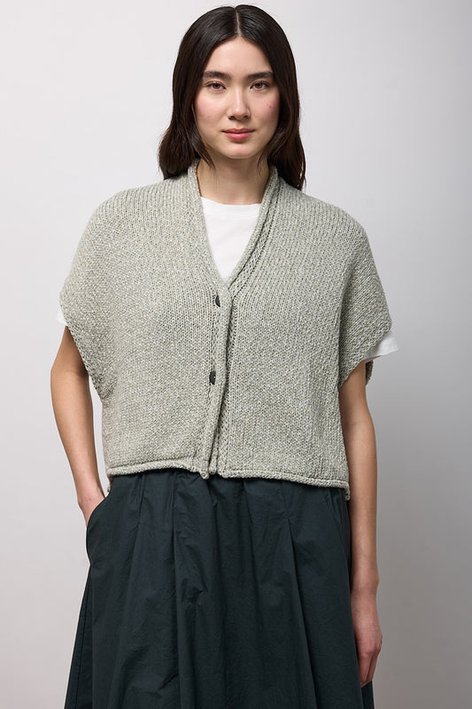 COTTON PONCHO CARIDGAN