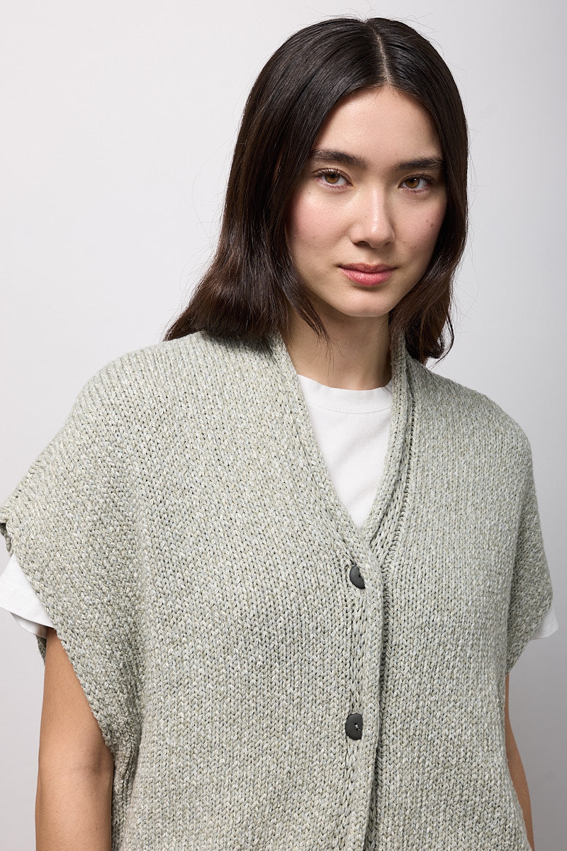 Cotton Poncho Caridgan - Suttles & Seawinds