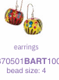 Patterned Short Drop  Earring