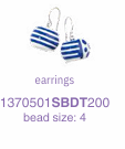 Patterned Short Drop  Earring