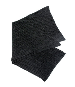 MM - CABLE KNIT SPARKLE SCARF