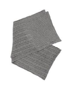 MM - CABLE KNIT SPARKLE SCARF