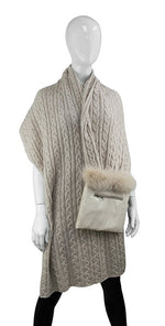 Load image into Gallery viewer, MM - PULLTHROUGH CASHMERE SCARF W/POUCH
