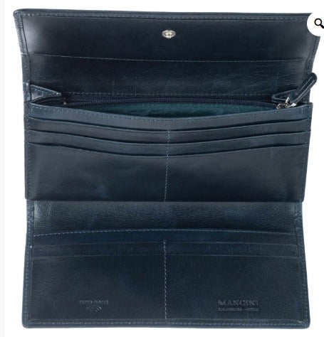 MANCINI - LADIES DELUXE MEDIUM CLUTCH WALLET