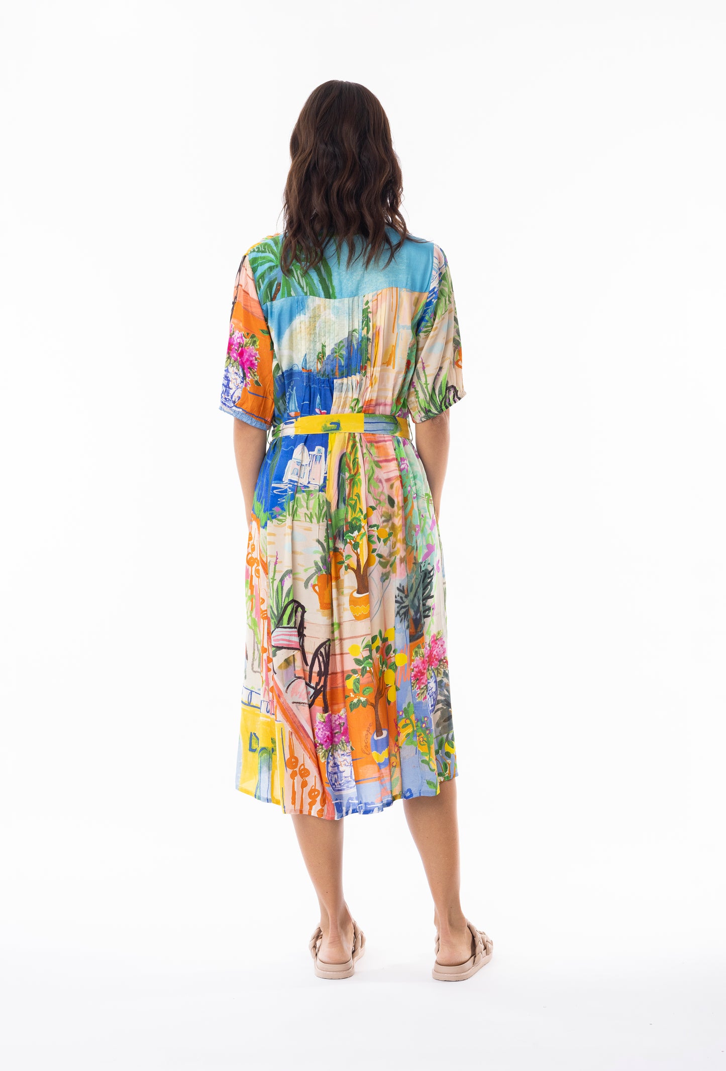 Sardinia Pleat Front Dress