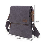 Load image into Gallery viewer, DAVAN - PERTH SMALL CANVAS SHOULDER BAG
