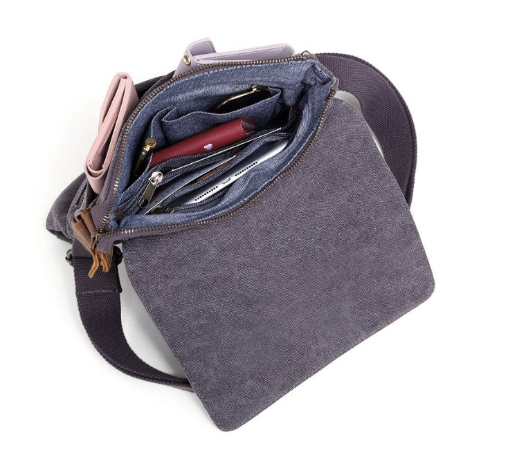 DAVAN - PERTH SMALL CANVAS SHOULDER BAG