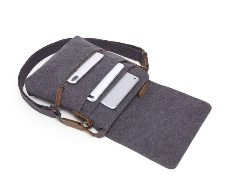 DAVAN - PERTH SMALL CANVAS SHOULDER BAG