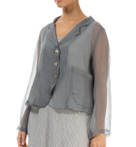 Load image into Gallery viewer, GRIZAS- SHORT SILK JACKET
