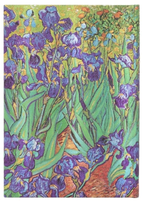 Van Gogh's Irises Midi Unlined Hardcover Journal