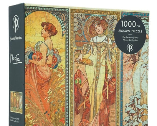 Mucha - The Seasons (1900) 1000 Piece Jigsaw Puzzle