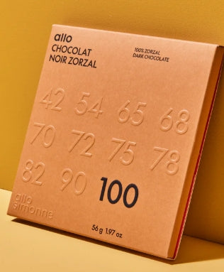 ALLO SIMONNE - ZORZAL 100% CHOCOLATE 56G