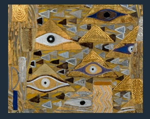 KLIMPT SMALL STATEMENT EYE PENDANT