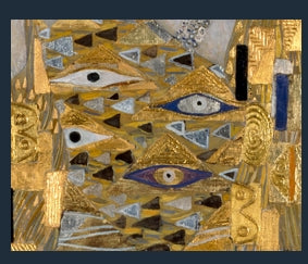 Klimt Painted Onyx Eye Necklace - Suttles & Seawinds