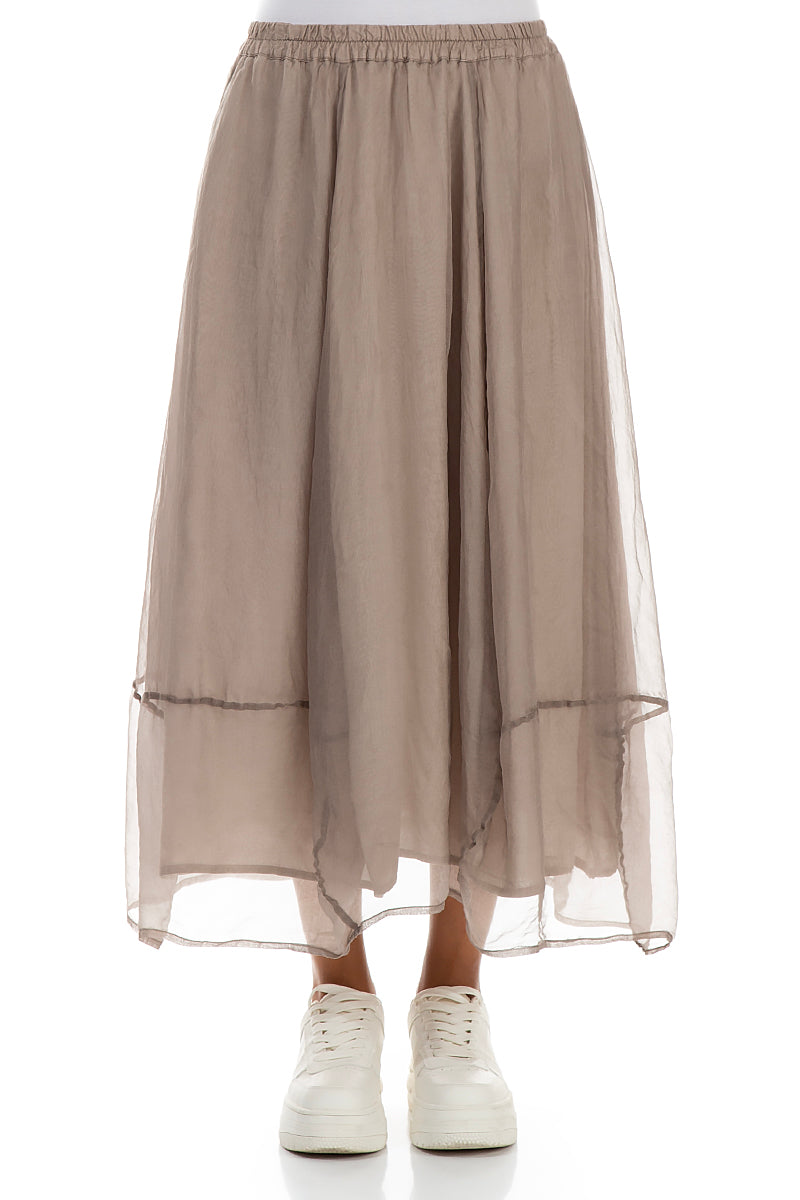 2 Layer Silk Skirt