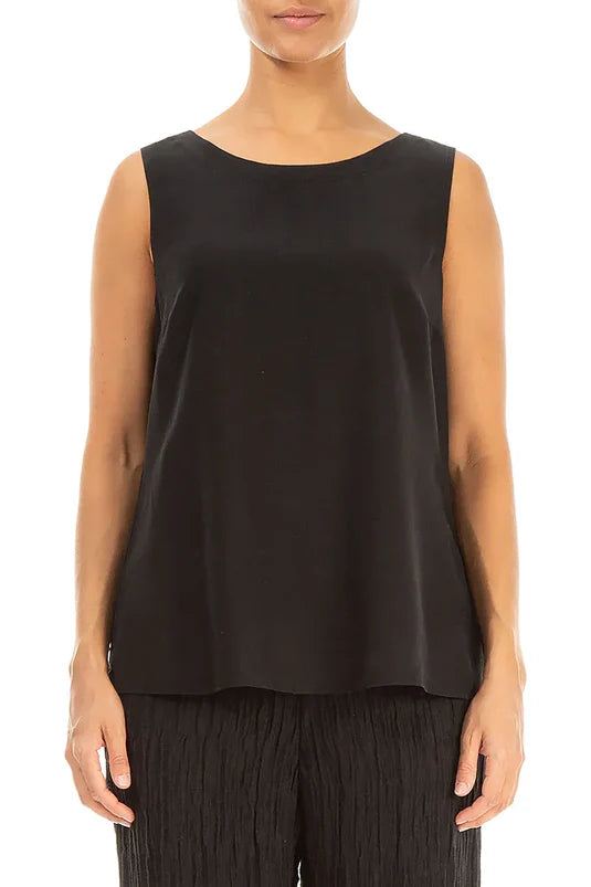 Silk Round Neck Tank