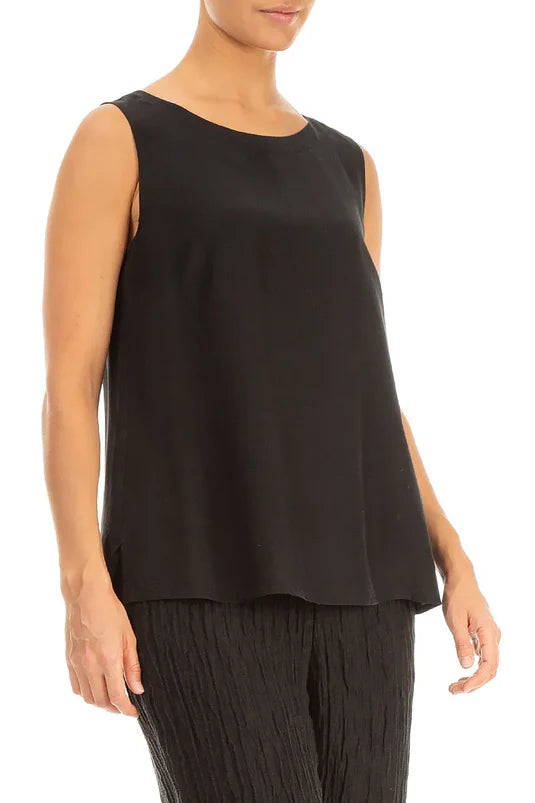 Silk Round Neck Tank