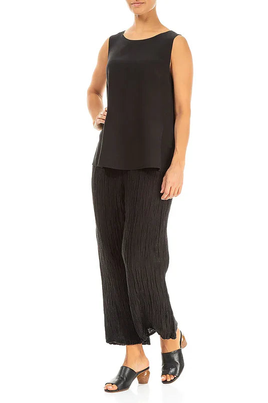 Silk Round Neck Tank