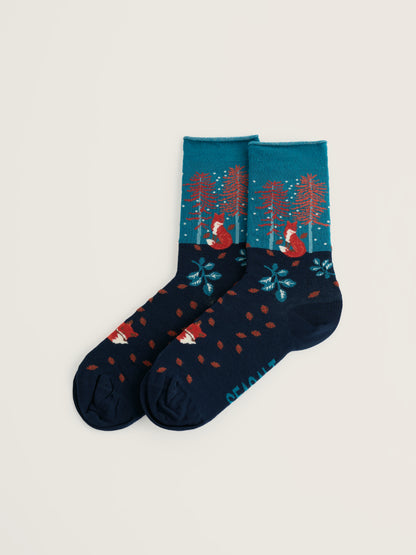 Women's Snowy Scenes Sock