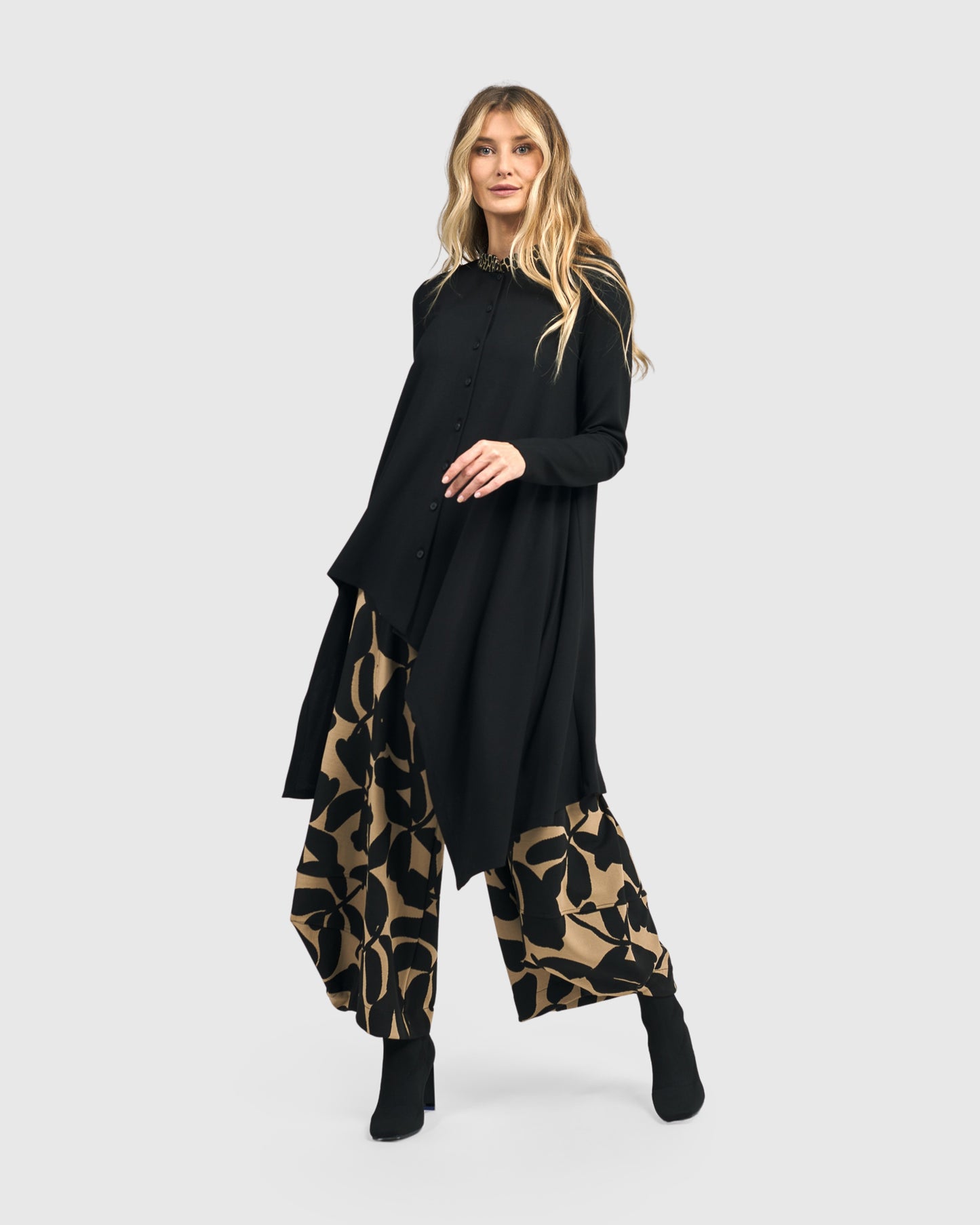 ALEMBIKA -LONG BLACK  DUSTER JKT