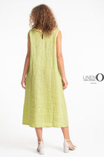 Load image into Gallery viewer, LINEN O - LINEN SUNDRESS
