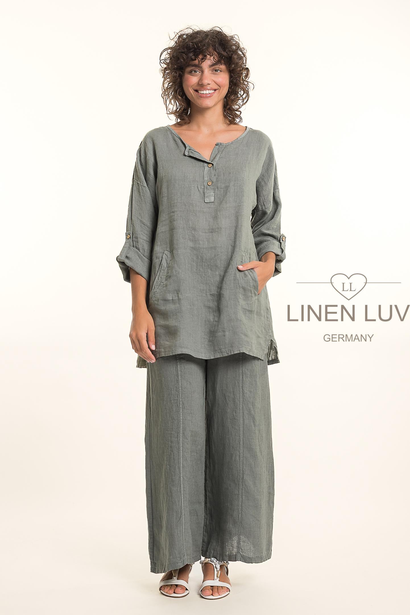 French Linen Tunic Top - Suttles & Seawinds