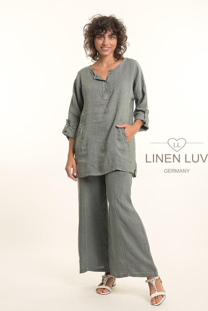 French Linen Tunic Top - Suttles & Seawinds