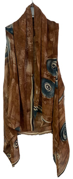 Load image into Gallery viewer, sariKNOTsari  PRG6353 Sheer Avatar Pure Silk Versatile Vest
