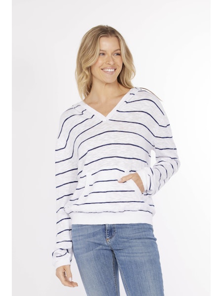 Long Sleeve Hoodied Sweater