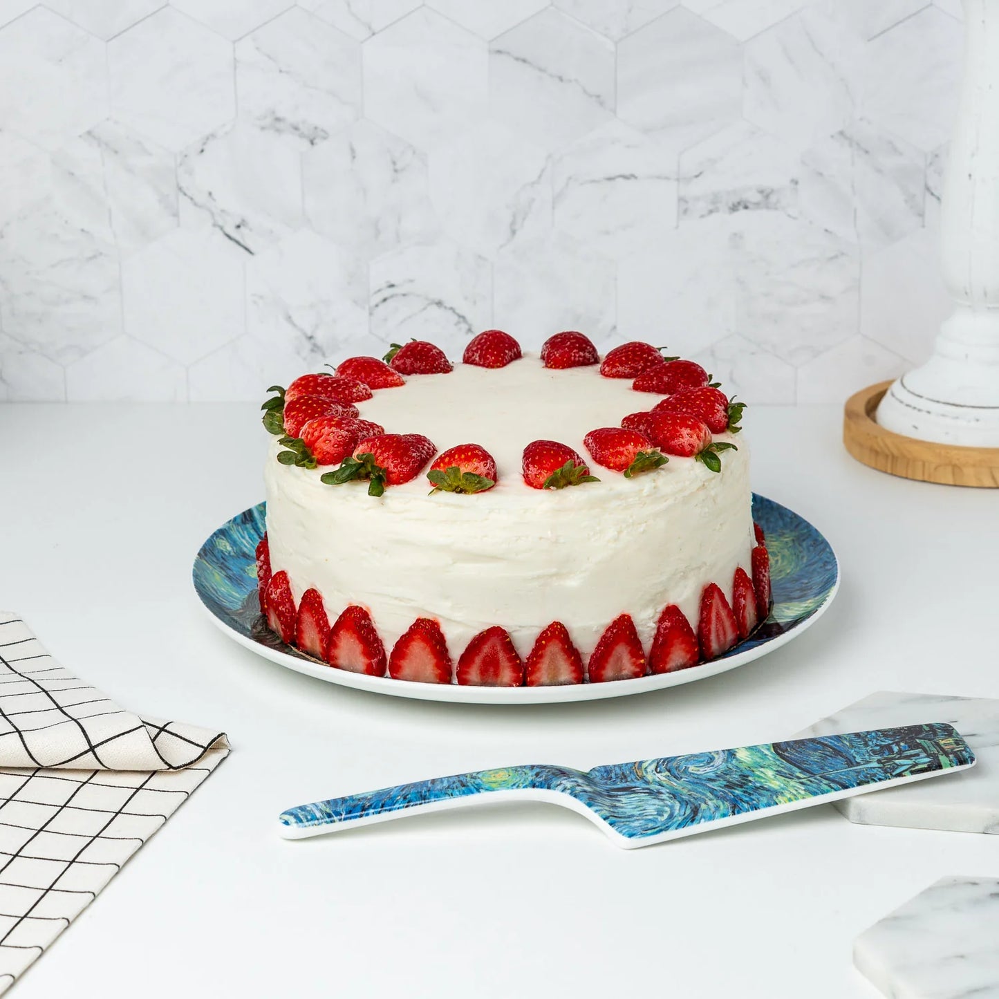 MCINTOSH - CAKE PLATE W/SERVER