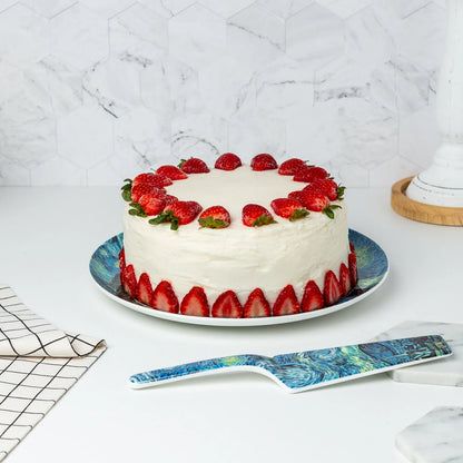 Cake Plate W/server - Suttles & Seawinds