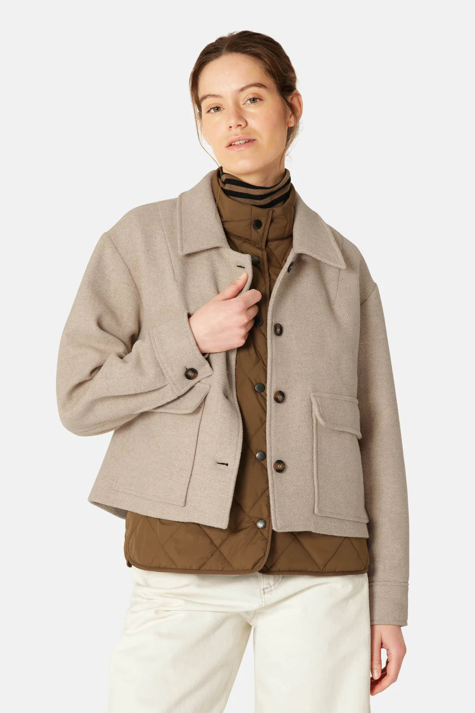 ILSE JACOBSEN - SHORT BUTTONED JACKET