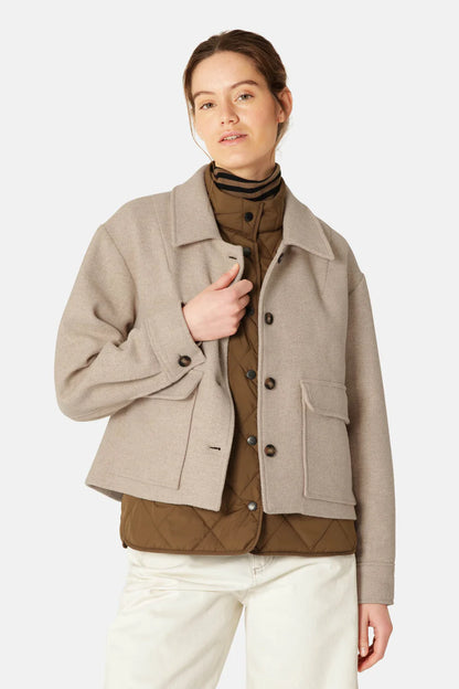 Short Buttoned Jacket - Suttles & Seawinds