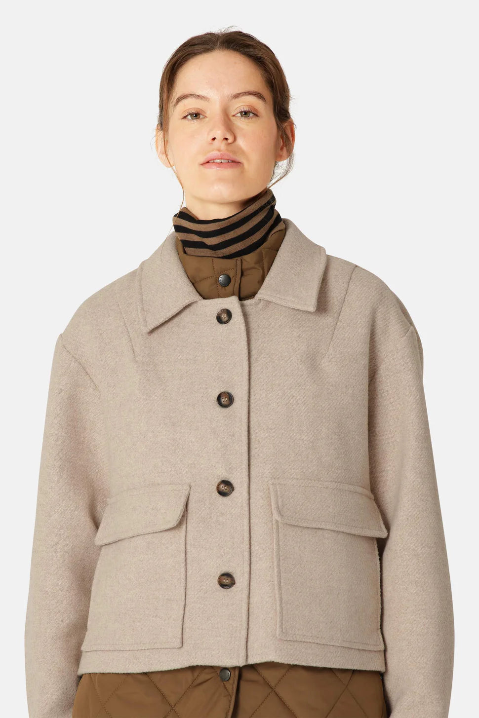 ILSE JACOBSEN - SHORT BUTTONED JACKET