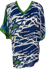 Load image into Gallery viewer, sariKNOTsari  PRG6955 Sheer Avatar Pure Silk Long Tunic with Side Ties
