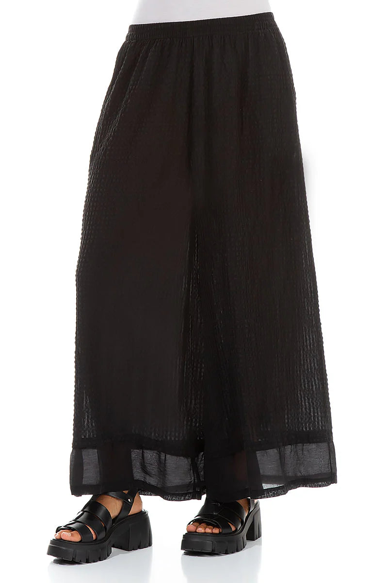GRIZAS - WIDE SILK BLEND PANT