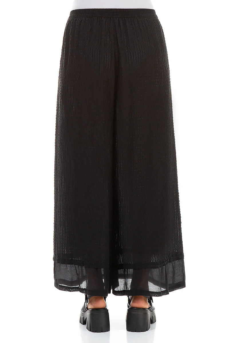 GRIZAS - WIDE SILK BLEND PANT