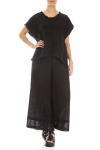 GRIZAS - WIDE SILK BLEND PANT