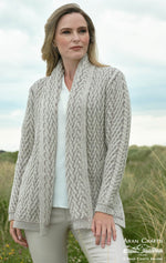 Load image into Gallery viewer, ARAN CRAFTS - HERRINGBONE CARDIGAN
