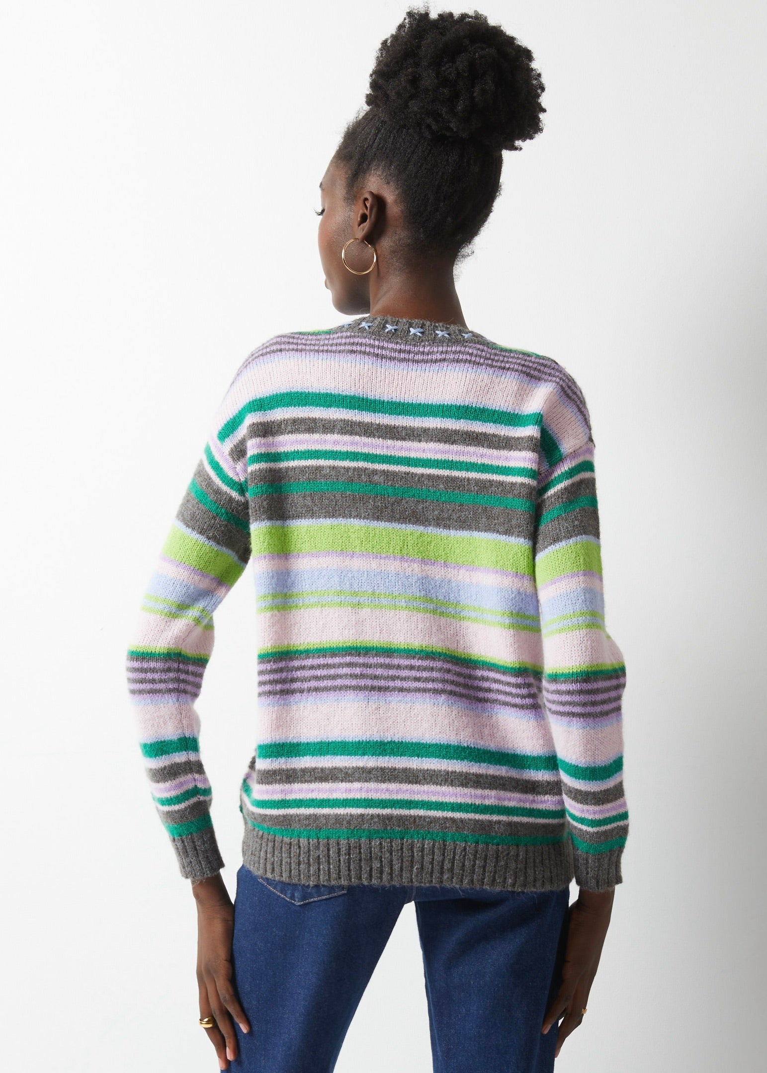 ZAKET & PLOVER - TEXTURED STRIPE CREW