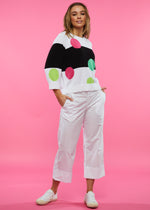 Load image into Gallery viewer, ZAKET &amp; PLOVER - SPOT &amp; STRIPE SWEATER

