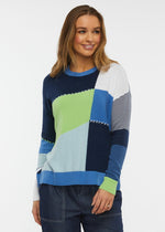 Load image into Gallery viewer, ZAKET &amp; PLOVER - PATCHWORK SWEATER
